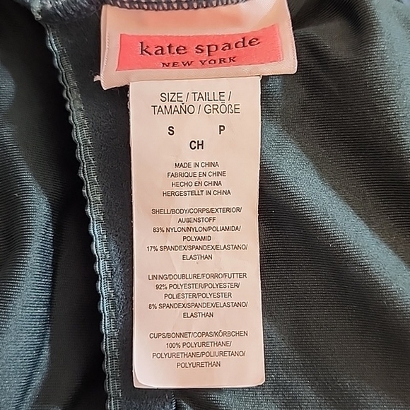 Kate Spade Green Conifer Cruise One-Piece Swimsuit - Picture 6 of 7